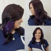 Purple Streak – Styled Color & Styling by The Salon of Classic AutoSmith